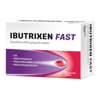 Ibutrixen Fast, 400 mg, kapsułki miękkie, 24 szt.