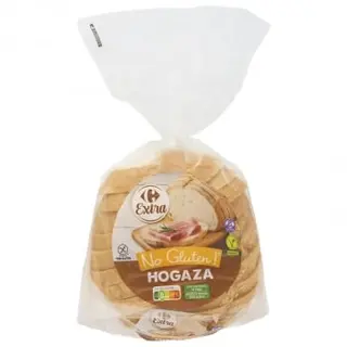 Pan De Hogaza Carrefour Extra No Gluten! Sin Lactosa 300 G.