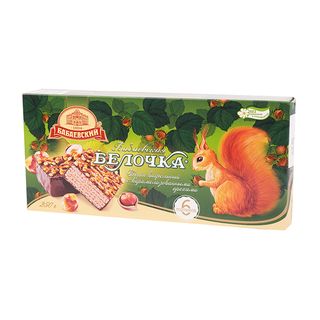 БЕЛОЧКА Torta din vafe cu alune caramelizate 220g