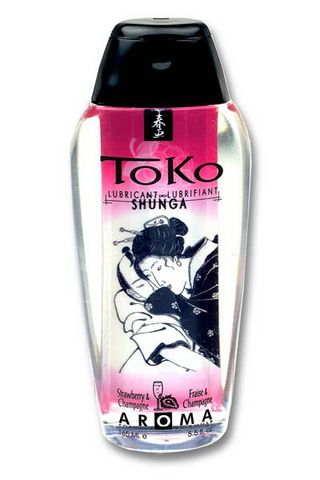 ToKo Shunga Fresa & Champaña Lubricante, 165ml