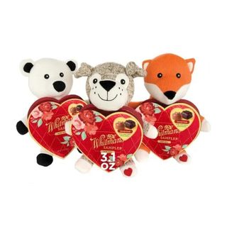 Whitman's Sampler Plush Animal & Chocolate, 3.1oz