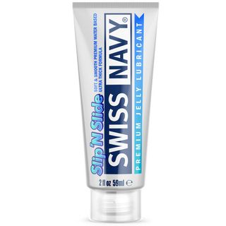 Swiss Navy Slip'N Slide - Soft and Smooth Premium Waterbased Ultra Thick Jelly Lubricant - 2 fl oz / 59 ml
