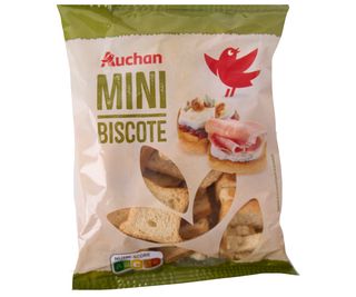 Mini Biscote Auchan 120 Grs