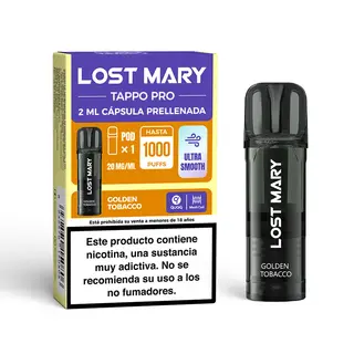 Lost Mary Tappo PRO x1 CAPSULAS Golden Tobacco 20mg