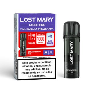 Lost Mary Tappo PRO x1 CAPSULAS Strawberry Ice 20mg