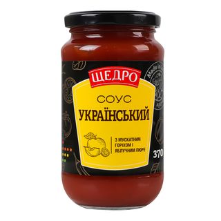 Соус Щедро Український з мускатним горіхом і яблучним пюре с/б