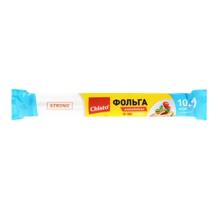 Фольга CHISTO алюмінієва для харч.продуктів 10+1 міцна