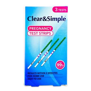 Clear & Simple Pregnancy Test Strips, 3 Tests