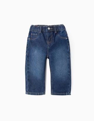 Calças de ganga baggy para bebé menino