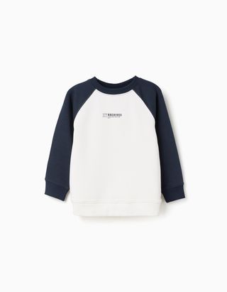 Sweat com estampado ZY no peito para menino