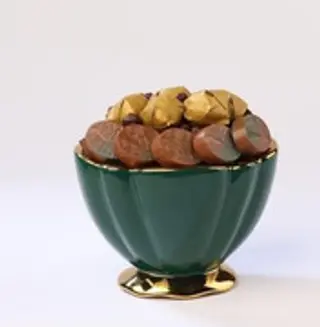 Vase en céramique vert PM -200g