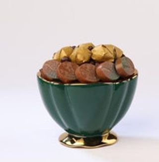Vase en céramique vert PM -200g