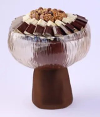 Coupe ambré avec base tentée GM -800g