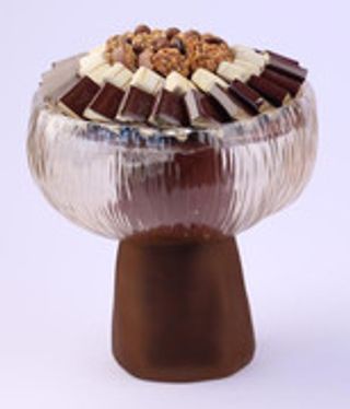 Coupe ambré avec base tentée GM -800g