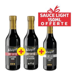 Sauce dark 150ml + sauce champignon 150ml - KHAYRAT