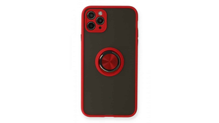 iPhone 11 Pro Montreal Ring სილიკონის ქეისი ბეჭდით - წითელი