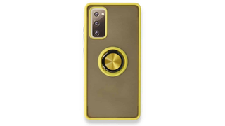 Samsung Galaxy S20 FE Montreal Ring სილიკონის ქეისი ბეჭდით - ყვითელი