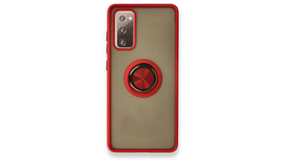 Samsung Galaxy S20 FE Montreal Ring სილიკონის ქეისი ბეჭდით - წითელი