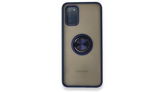 Samsung Galaxy A02S Montreal Ring სილიკონის ქეისი ბეჭდით - ლურჯი