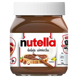 Nutella Krem do smarowania z orzechami laskowymi i kakao 350 g