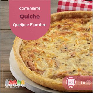 Quiche de Queijo e Fiambre Continente Continente (emb. 450 gr)