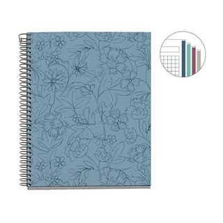 Libreta Miquelrius Golden Jazmin A5 100 hojas cuadrícula Lagoon