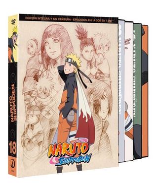 NarutoShippuden Box18 (Capítulos: 462 al 500 - DVD