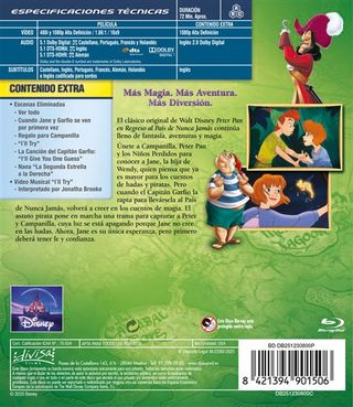 BLR-PETER PAN 2 REGRESO AL PAIS DE