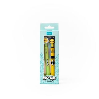 Mr Wonderful Set de 2 bolis borrables Bo-Bo Click! Margarita y Abeja