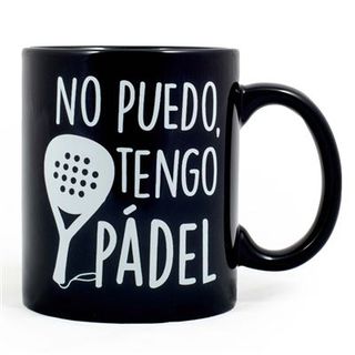 Taza con mensaje No puedo, tengo pádel