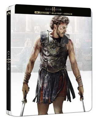 Gladiator II Ed Coleccionista - Steelbook 1 UHD + Blu-ray + Blu-ray Extras