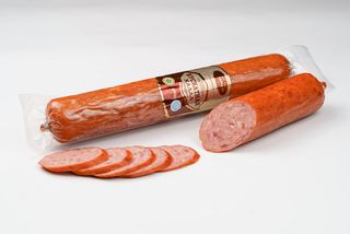 Колбаса Бижан Мускатная полукопченая Халал 500 г