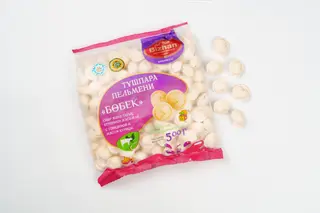 пельмени с говядиной и мясом курицы "Бөбек". 550 г
