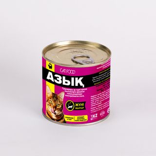 корм полноценное консервированное питание для кошек 
крышка easy open. 250 г