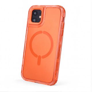 Funda Bumper 3 en 1 Naranja Compatible con Magsafe para iPhone 11