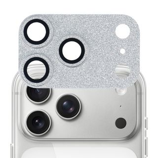 Protector de Cámara Glitter Gris para iPhone 17 Pro Max