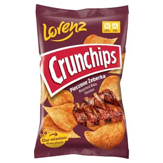 Crunchips Chipsy ziemniaczane pieczone żeberka 130 g