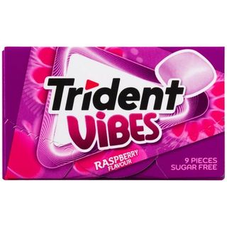 Pastilhas Elásticas Vibes Raspberry Trident (emb. 21 gr)