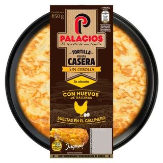 Tortilla  Casera Plato Sin Cebolla 650G