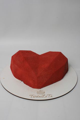 Heart-shaped Mousse Cake