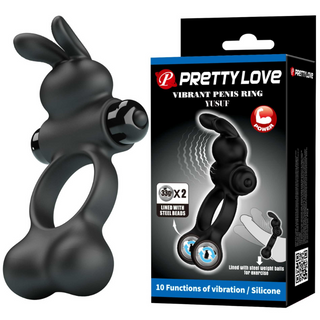 Вібруюче ерекційне кільце PRETTY LOVE YUSUF, 10 режим (AFBI-210346)