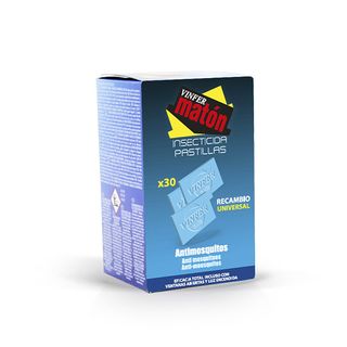 Insecticida Electrico Recambio Pastillas, Caja 30 Unidades