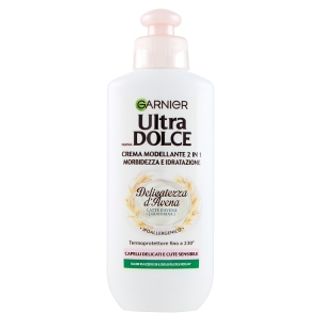 Garnier Ultra Dolce Crema Modellante 2 in 1 Delicatezza dAvena Latte dAvena  Glicerina 200 ml