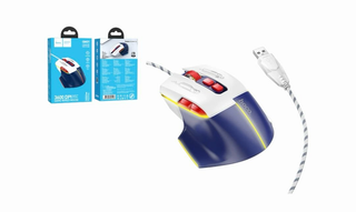 Hoco GM31 Overlord Luminous Wired Gaming Mouse ORIGINAL (ცისფერი)