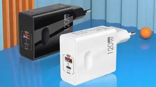 GAN Charger 120W შავი