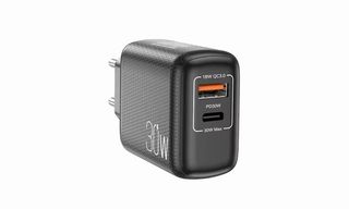 USB charger 30W Power Quick Charge 3.0 შავი