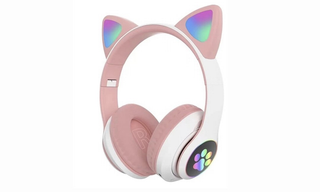 ყურსასმენი Cat Ear STN-28 Wireless Bluetooth Headphones (ვარდისფერი)