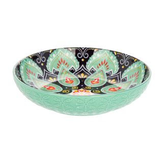 Ciotola in ceramica Kaori 22x5 cm - turchese