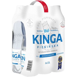 Kinga Pienińska - Woda mineralna niegazowana  - 6 x 1,5l