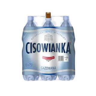 Cisowianka - Woda gazowana - 6 x 1,5 l